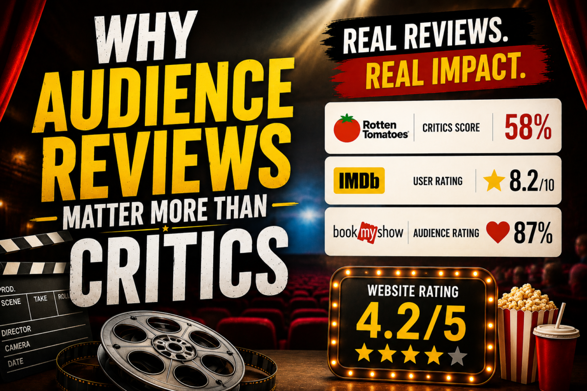 Featured image about why audience reviews matter more than critics in modern cinema