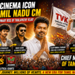 Featured image showing Thalapathy Vijay’s journey from Tamil cinema superstar to Tamil Nadu Chief Minister
