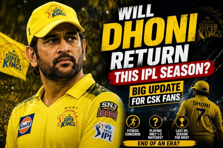 MS Dhoni IPL return 2026 CSK update image