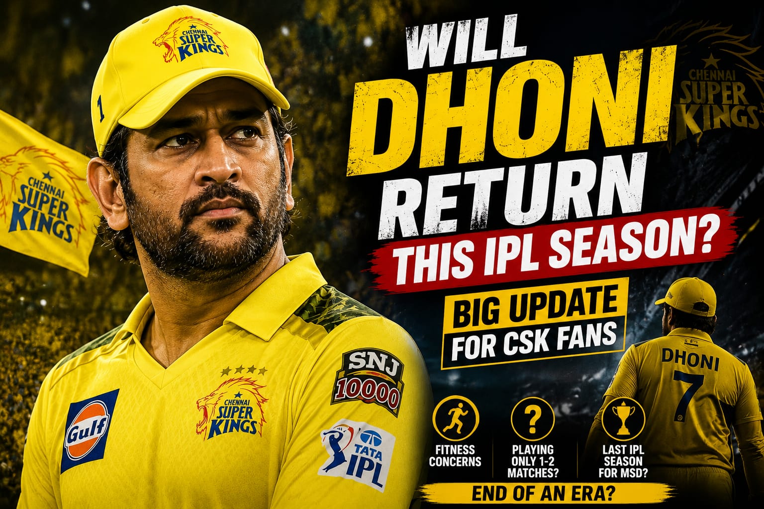 MS Dhoni IPL return 2026 CSK update image